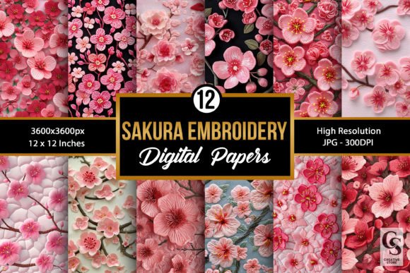Charming Sakura Embroidery for Holiday Delights