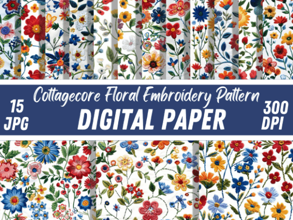 Cottagecore Floral Embroidery: A Charming Gift Idea