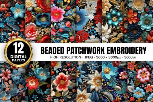Exploring Beaded Patchwork Embroidery Patterns