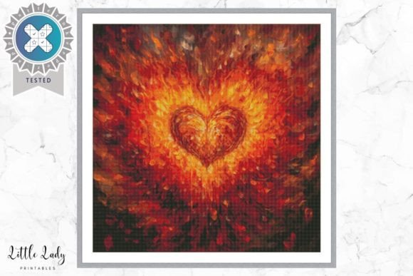 Heart Cross Stitch Pattern PDF: A Charming Addition