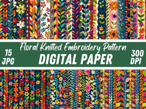 Review: Floral Knitted Embroidery Paper Pattern