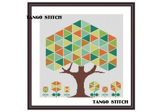 Review: Geeometric Tree Easy Cross Stitch Art