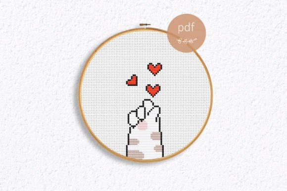 Valentines Day Cross Stitch for Business